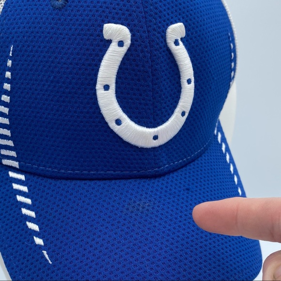 NFL Indianapolis Colts NFL Blue White Mesh Cap - Picture 8 of 10